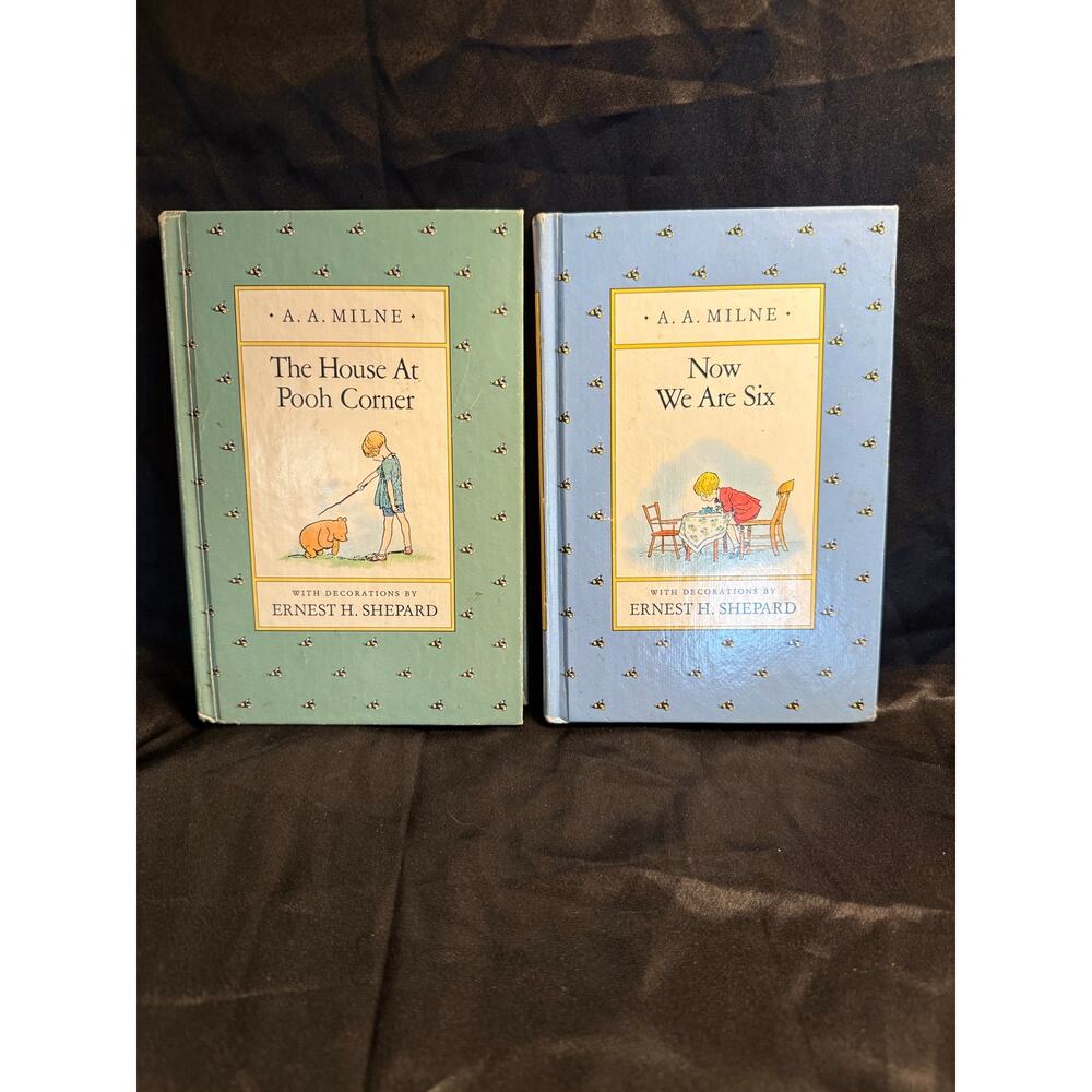 Vintage 1992 editions A.A. Milne Winnie The Pooh Books hardcover